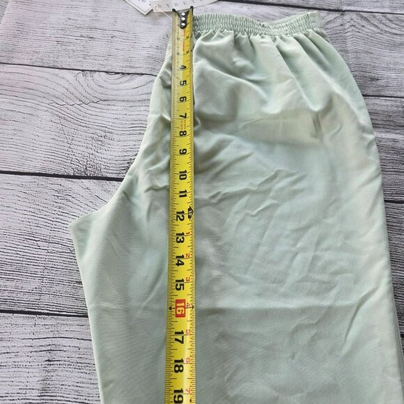 Alfred Dunner Women's Size 16P New with tags Green/Mint Stretch Pants RN19232 - Picture 9 of 11